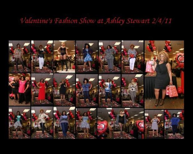 Valentines Fashion Show Collage