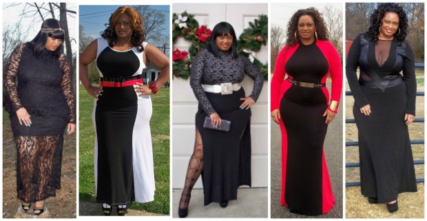 Chic and Curvy Boutique Clothing Collage