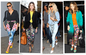 Floral Print Jeans Trend- Hannah