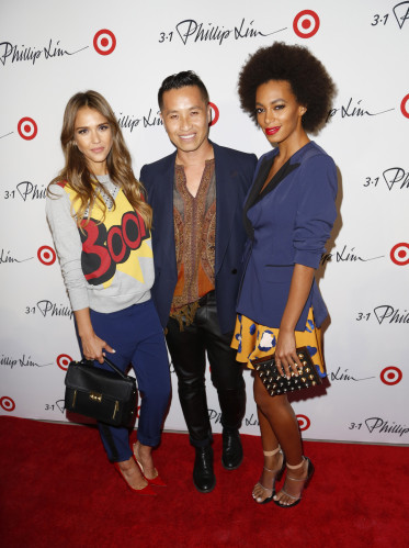 Celebrity arrivals at the 3.1 Philip Lim for Target event in NYC