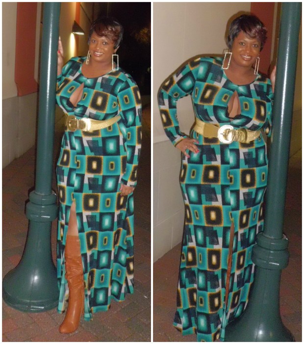 Keyhole Dress Collage