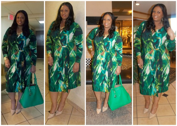 Garnet Dress Collage