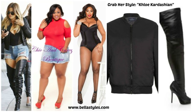 Khloe Denim Short's Collage