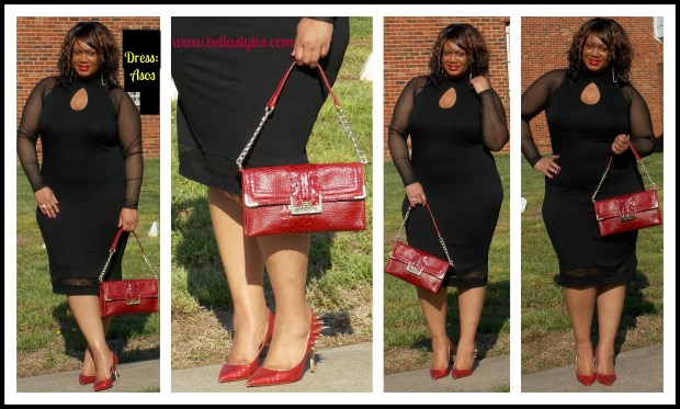 Asos Mesh Dress Collage