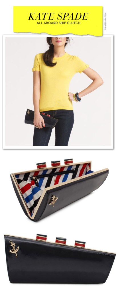 BBKateSpadeAllAboardShipClutch