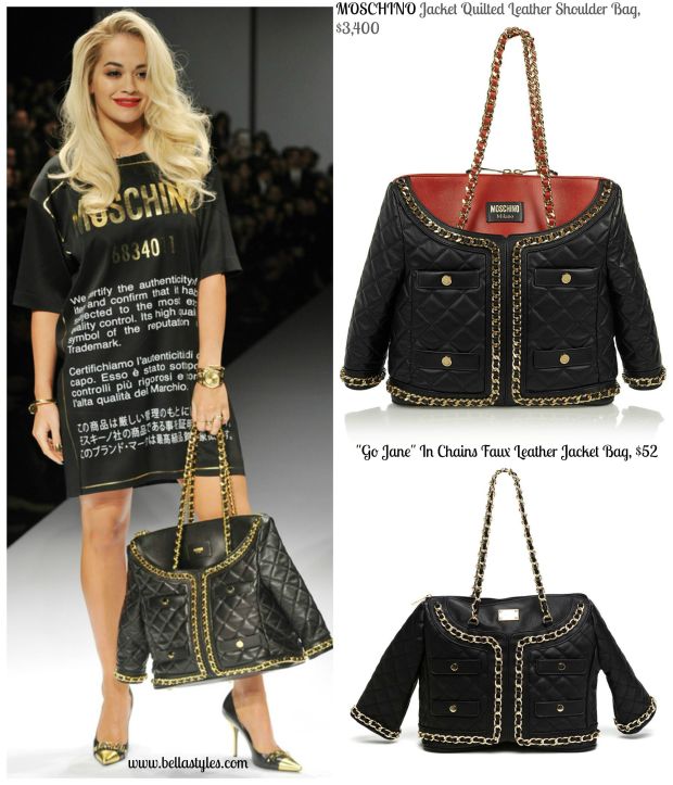 Moschino Jacket Handbag Collage