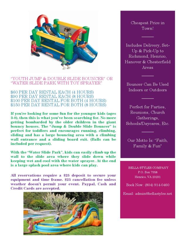 Bounce House &amp; Waterslide Flyer