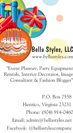 Party Planner Business Card